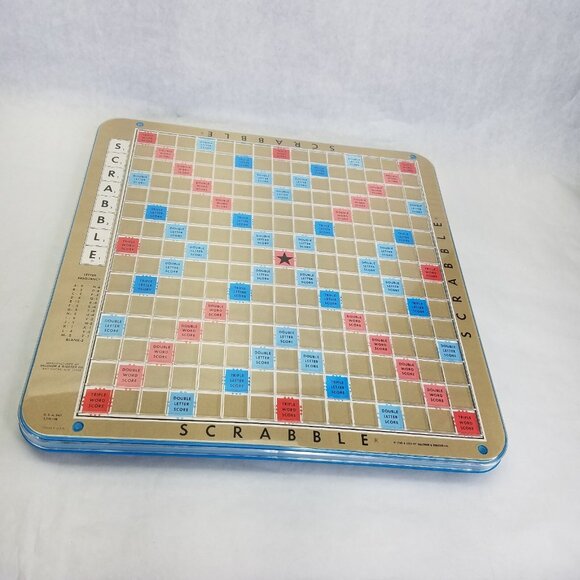 Vintage 1977 SCRABBLE TURNTABLE DELUXE EDITION Selchow & Righter Complete! Game - Picture 3 of 16
